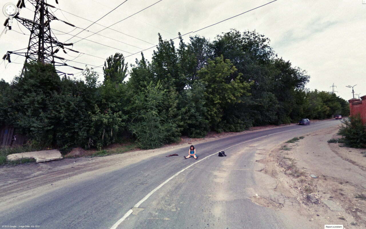 Някои от най-невероятните снимки, уловени с автомобила на Google Street view