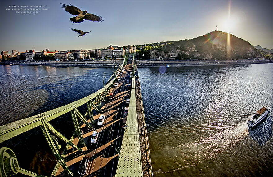 Красивата Будапеща от птичи поглед