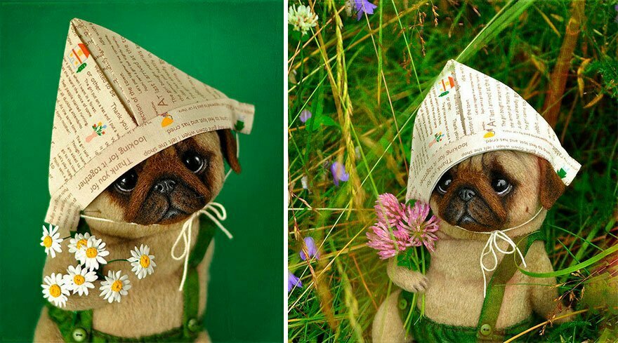 Рускини създават очарователни кучета играчки, които имат свой собствен характер