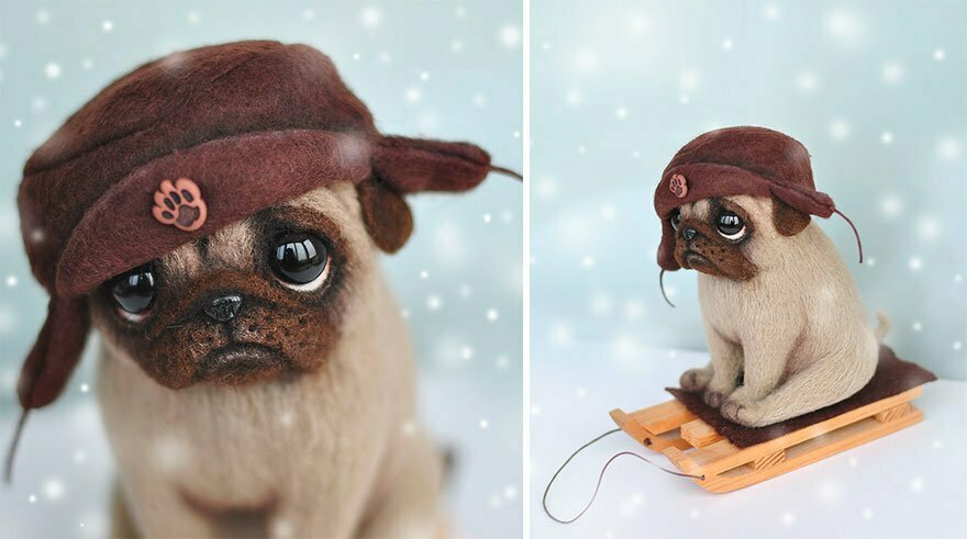Рускини създават очарователни кучета играчки, които имат свой собствен характер