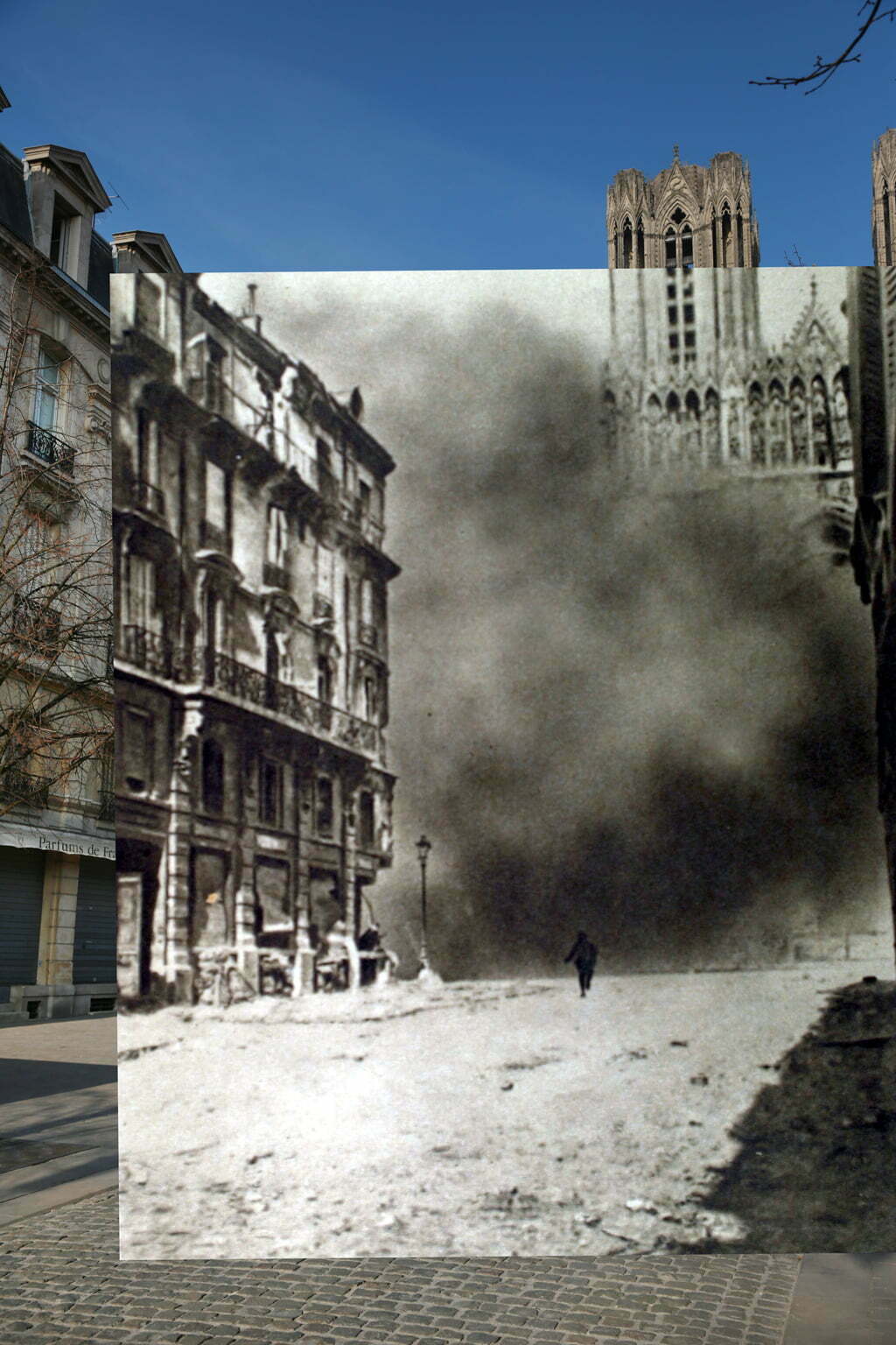 Снимки от Първата световна война, съпоставени с днешни фотографии от цяла Европа