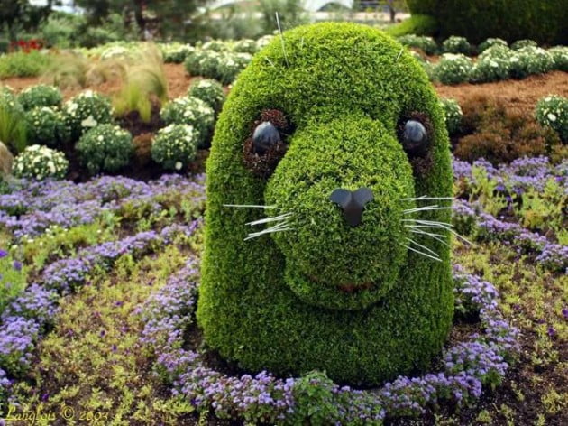 22 невероятни скулптури от трева
