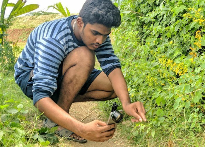 20-годишен индиец прави невероятни снимки на насекоми с телефона