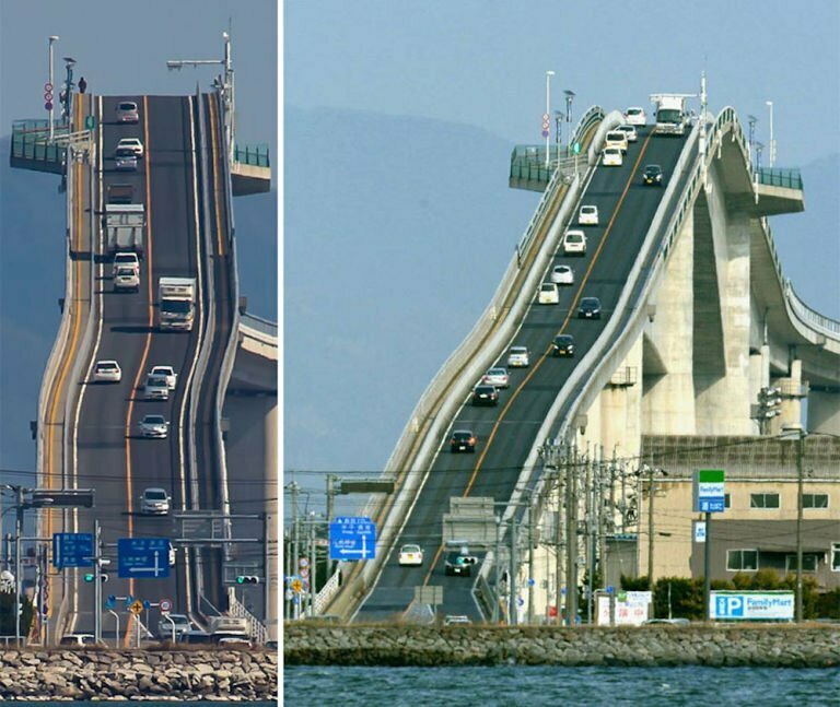 Близък поглед на "Моста на ужасите" в Япония (Видео)
