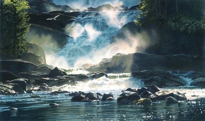 Акварелен реализъм: Невероятните пейзажи на Карол Еванс