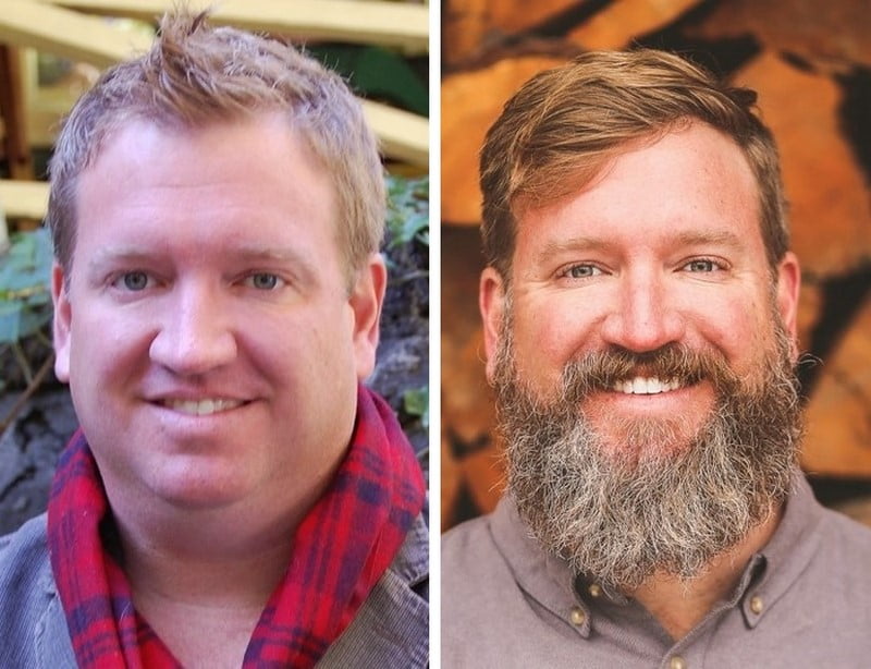 С и без брада: Снимки показващи, как това променя мъжете