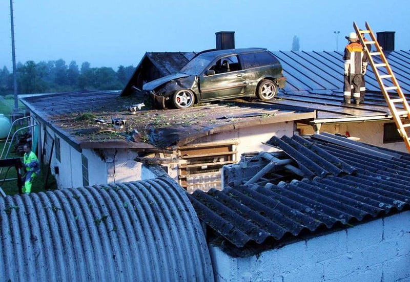 Реални автомобилни катастрофи, приличащи на кадри от екшън