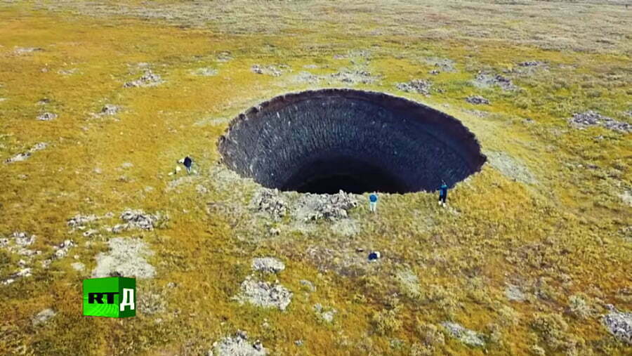 Тайнствените сибирски кратери - видео
