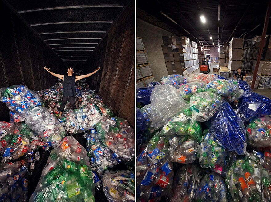 Русалки плуват в 10 000 пластмасови бутилки, за да покажат колко замърсяваме океана