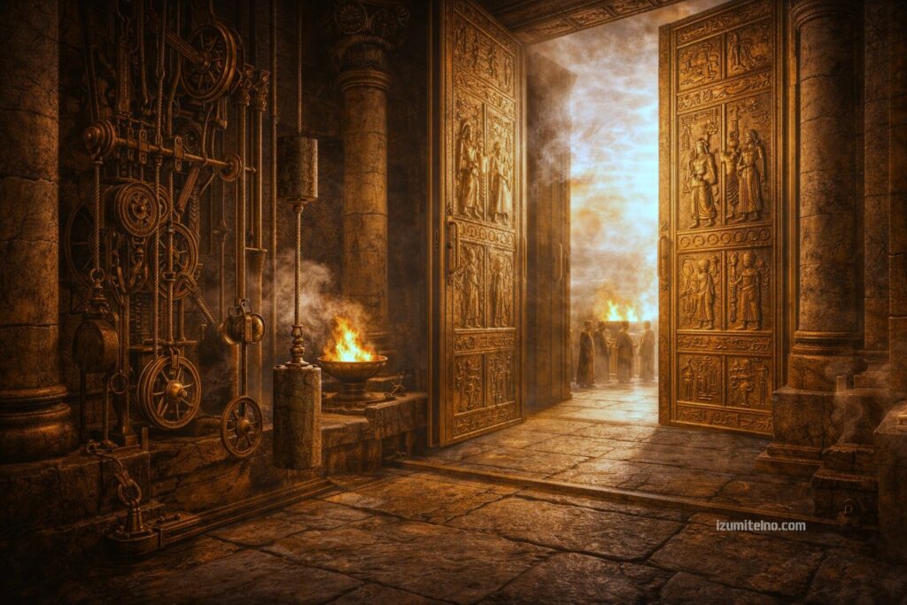 Автоматичните храмови врати на Херон от Александрия