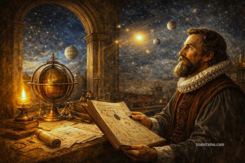 Астрономът Йоханес Кеплер и небето на XVII век