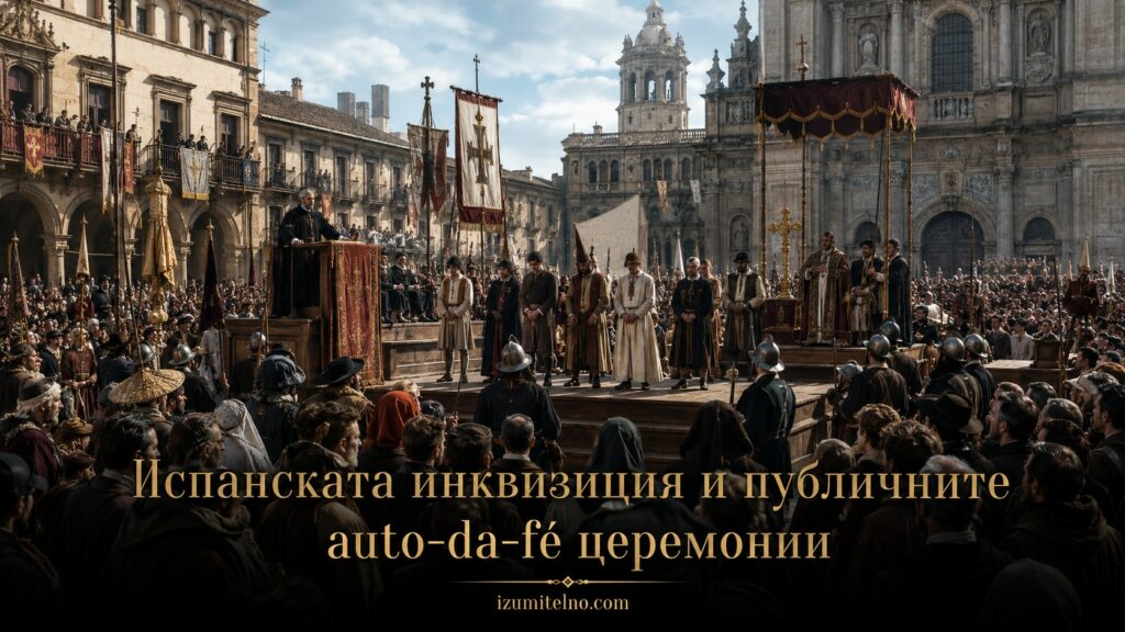Испанската инквизиция и публичните auto-da-fé церемонии