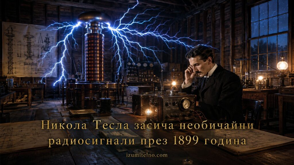 Никола Тесла засича необичайни радиосигнали през 1899 година